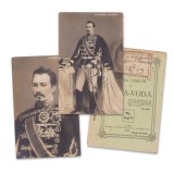 N. Stoleriu, Unirea Țărilor și Cuza Vodă, 1912 + două fotografii tip carte poștală