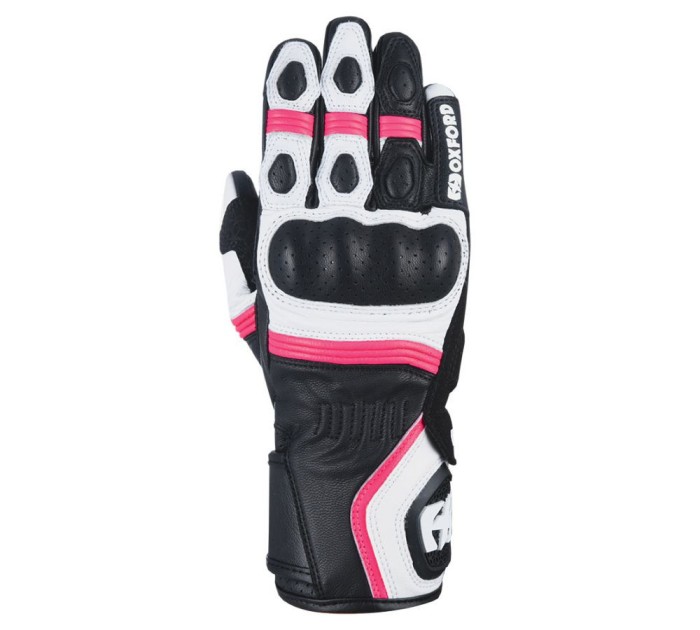 MBS Manusi de piele femei negru/alb/roz RP-5 2.0 S, Cod Produs: GW193401SOX