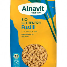 Fusilli din Porumb si Orez Fara Gluten Bio 500 grame Alnavit