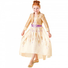 Costum Disney Printesa Anna pentru fete - Frozen 2 Prolog 140 cm 9-10 ani