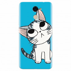 Husa silicon pentru Huawei Enjoy 7 Plus, Cat Lovely Cartoon