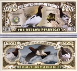 !!! SUA = FANTASY NOTE (TJ6) = ALASKA , THE WILLOW PTARMIGAN - 2016 - UNC