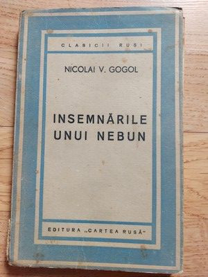 Insemnarile unui nebun-Nicolai V.Gogol foto