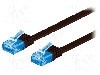 Cablu patch cord, Cat 6a, lungime 2m, U/UTP, Goobay - 96326