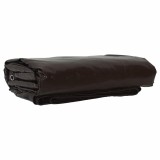 vidaXL P&acirc;nză 650g / m&sup2; Maro 1,5 x 10 m P&acirc;nză cu acoperire PVC 42017716