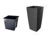 Ghiveci inalt cu vas interior, 36x36x70, Aurora 933, diverse culori, Gimihome