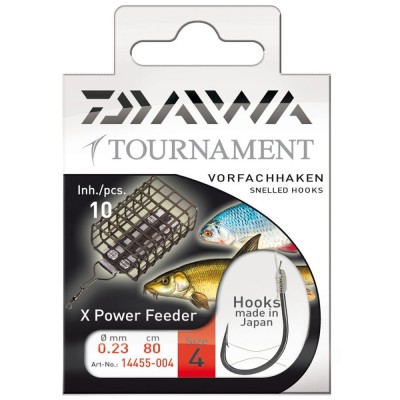 Carlige Legate Daiwa Tournament Feeder Nr.8, 10buc/pac foto