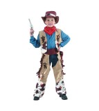 Costum carnaval Cowboy pentru copii, 7 - 8 ani ( 120/130 cm)