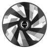 Set 4 Capace Roti, potrivite jantelor de R15, pentru Smart, model vector black and silver, Autohelix MSA