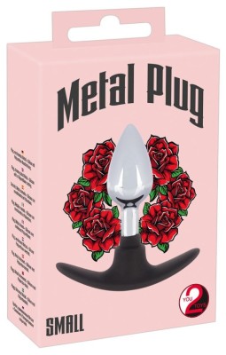 Dop metalic cu maner din silicon Metal Plug (8,9 cm) foto