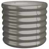 Cumpara ieftin Jardiniera gradina gri 40x40x36 cm otel galvanizat