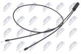 Cablu deschidere, capota motor BMW 5 (E60 / E60n / E61 / E61n) 2001-; 51237184454; NTY, aftermarket