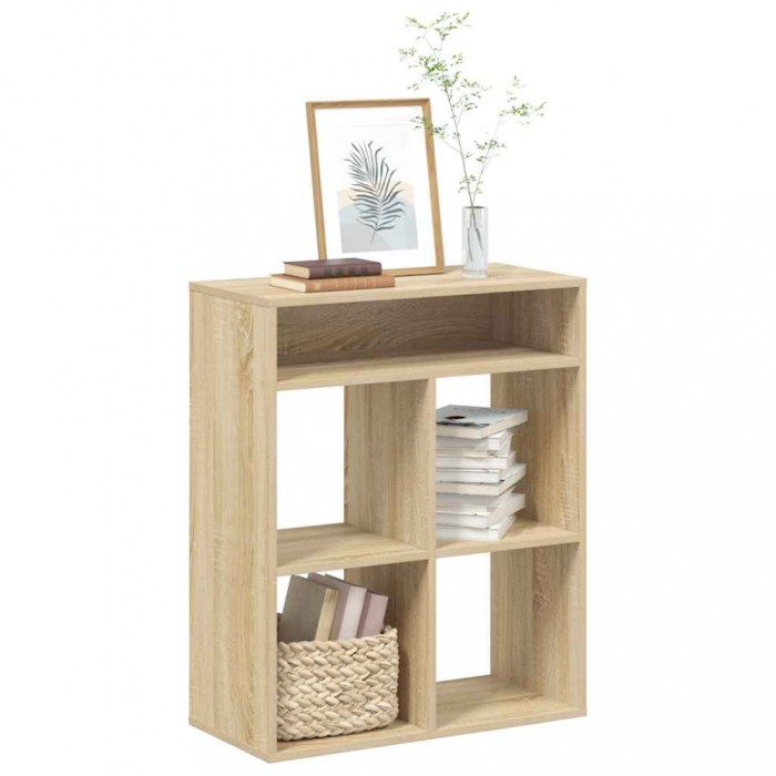 Gossi biblioteca, stejar sonoma, 66x31x80 cm, lemn prelucrat