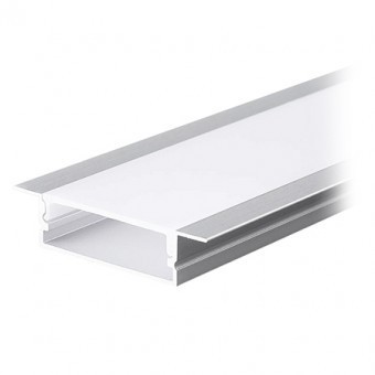 PROFIL ALUMINIU PENTRU BANDA LED 2M 30MM X 10MM foto