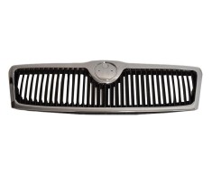 Grila radiator Skoda Octavia II 1Z3/1Z5 Sedan / Combi 06.2004-12.2012 grila masca cu ornament cromat foto