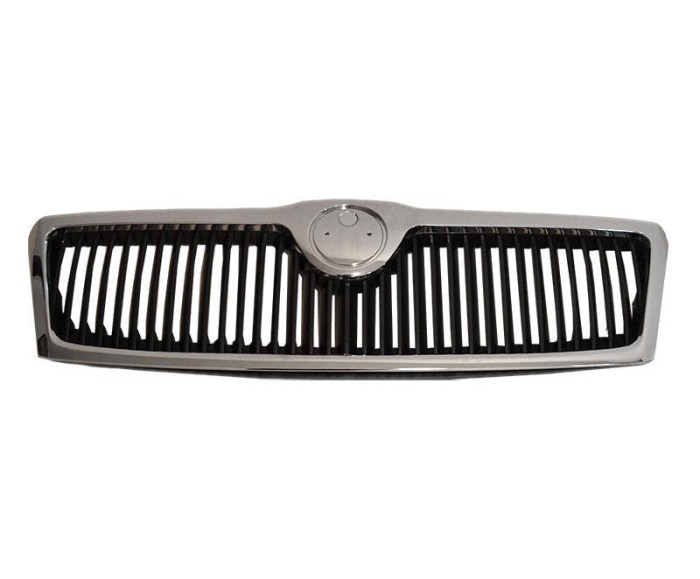 Grila radiator Skoda Octavia II 1Z3/1Z5 Sedan / Combi 06.2004-12.2012 grila masca cu ornament cromat