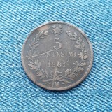 2L - 5 Centesimi 1861 M Italia, Europa