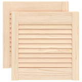 Cumpara ieftin Usi de dulap design lambriu 2 buc. 39,5x39,4 cm lemn masiv pin