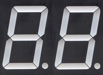 Afisaj cu LED, 14x15 mm, anod comun, verde - 148585 foto