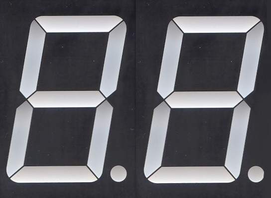 Afisaj cu LED, 14x15 mm, anod comun, verde - 148585