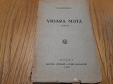 VIOARA MUTA - roman - N. Davidescu - 1928, 222 p., Alta editura