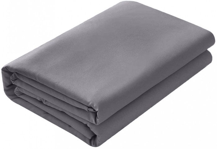 Husa pilota din bumbac ranforce 100%, densitate 120 g/mp, Gri, 210/230cm