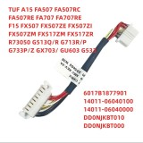 Cablu conector baterie Laptop Gaming, Asus, ROG Strix G15 G533Q, G533QM, G533QR, G533QS, 6.5cm