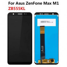 Display cu touchscreen si rama Asus Zenfone Max (M1) ZB555KL Original Negru foto