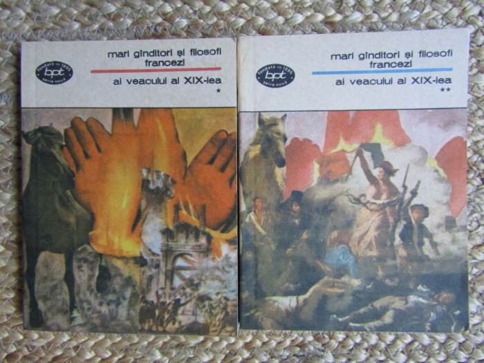 MARI GANDITORI SI FILOSOFI FRANCEZI AI VEACULUI AL XIX-LEA VOL.1-2-COLECTIV