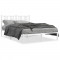 Cadru de pat metalic cu tablie, alb, 120x190 cm GartenMobel Dekor