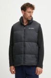 Columbia vesta Puffect barbati, culoarea negru, de iarna, 2086871