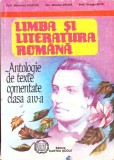 LIMBA SI LITERATURA ROMANA, ANTOLOGIE DE TEXTE COMENTATE CLASA A IV-A-SILVESTRU BOATCA, SIMONA PRUNA, GEORG-267348