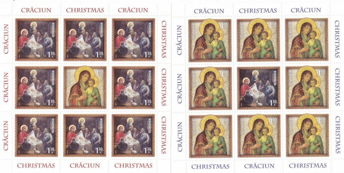 ROMANIA 2017, Craciun, MNH, MINICOLI, 2170b
