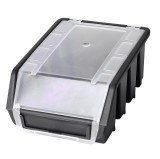 Cutie pentru depozitare, Patrol Ergobox 2 Plus, negru, 161 x 116 x 75 mm