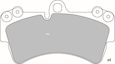 Set placute frana,frana disc PORSCHE CAYENNE (9PA, 955) (2002 - 2010) KRIEGER 0950006346 foto