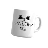 Cana alba personalizata &quot;Ce pisicii mei?!!&quot;, INOVATIX&reg;. 330ml