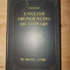 Everyman`s english pronouncing dictionary Daniel Jones