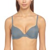 TPH317-181 Sutien simplu cu burete subtire si armatura Body Make-Up WHP, gri, 70, Triumph