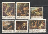 Romania 1970 - #741 Reproduceri de Arta Scene de Vanatoare 6v MNH