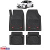 Covorase Auto TeamCar&reg; Tip Tavita Compatibile Alfa Romeo Giulietta Generatia I (2010&ndash;2020) Negru Material Rezistent, Cauciuc, Oem