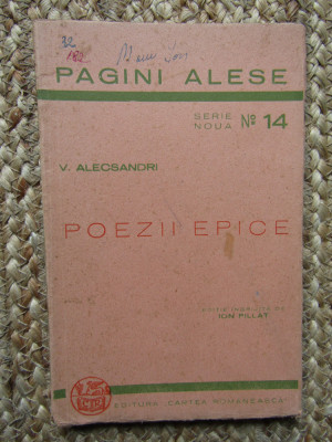 Poezii epice - V. Alecsandri foto