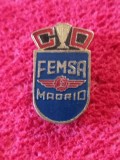 Insigna (cu talpa) fotbal - CD FEMSA MADRID