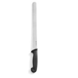 Cumpara ieftin Cutit sunca/somon certificat igiena HACPP, Profi Line, lama inox 35 cm, lungime cutit 49 cm, maner negru, Hendi