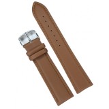 Cumpara ieftin Curea Ceas WatchZone din Piele Natural? Maro Deschis, Dublu Strat cu Interior Crem ?i Cus?tur? Maro, M?rime L (12mm - 24mm)