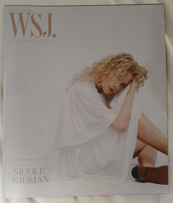 Wall Street Journal WSJ May 2020 Europe, Nicole Kidman, 58 pagini in engleza foto