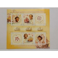 Romania 2005 - 50 de ani timbre Europa(Cept), bloc neuzat