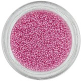 Perle decorative - roz &icirc;nchis, 0,5mm