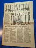 ziarul alternativa 5 februarie 1993 - articolul - drepturile omului