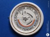 CONCURSUL ,CAMPIONATUL National de Atletism Veterani ,anul 1995 , Romania , placa rotunda din portelan ,diametru 15 cm