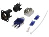 Conector adaptor soclu etherCON ecranat aurit, Neutrik